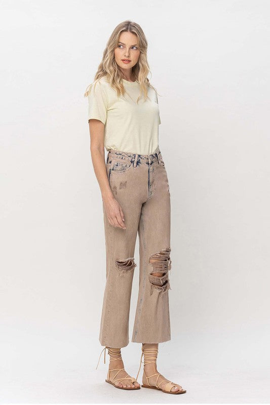 VERVET by Flying Monkey 90s Vintage Crop Flare