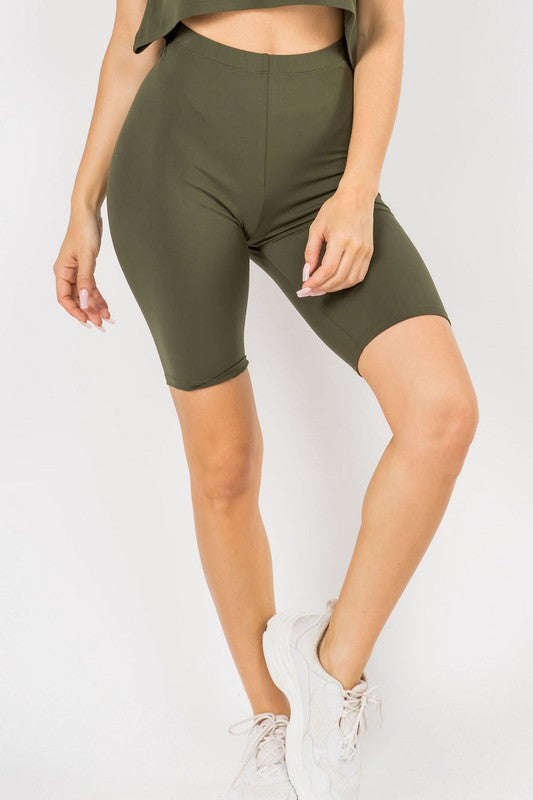 Yelete Women's Peach Skin Bike Shorts