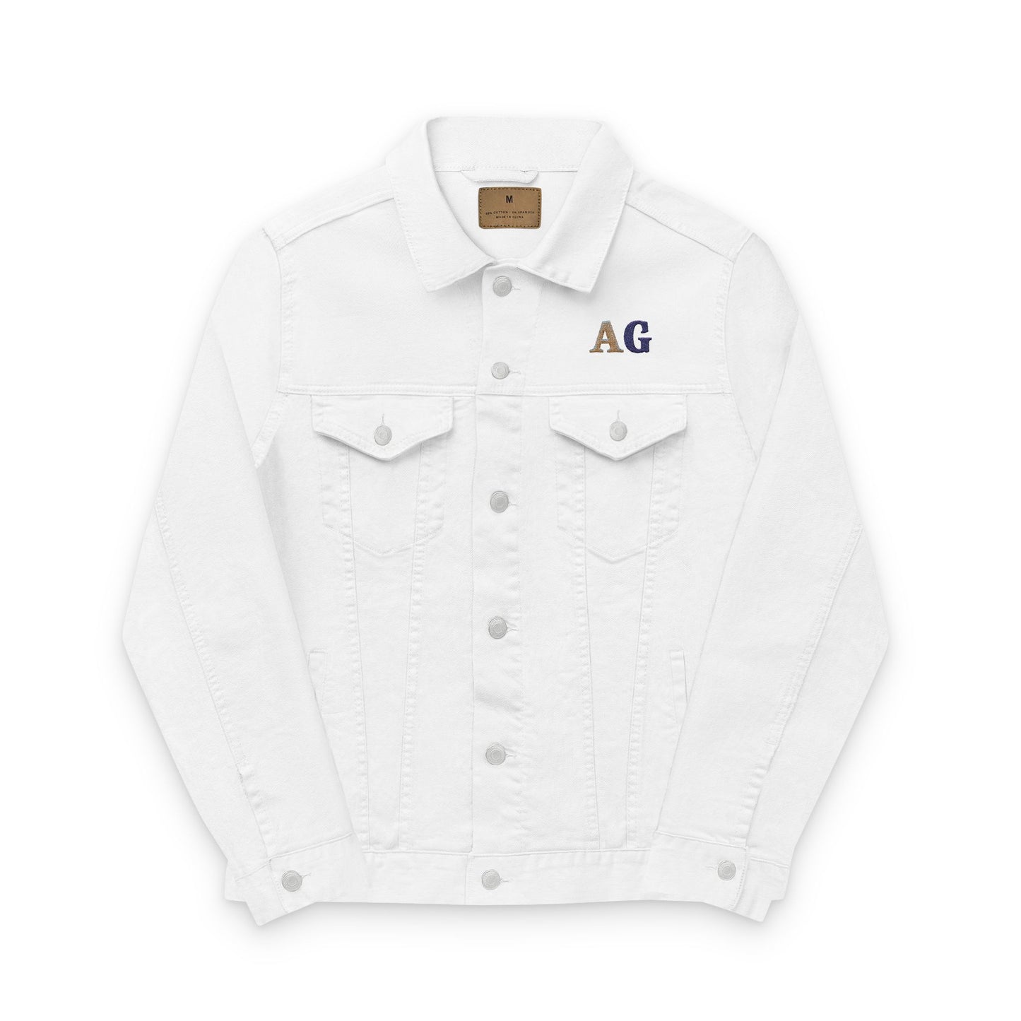 Personalized Unisex Denim Jacket with Custom Embroidery