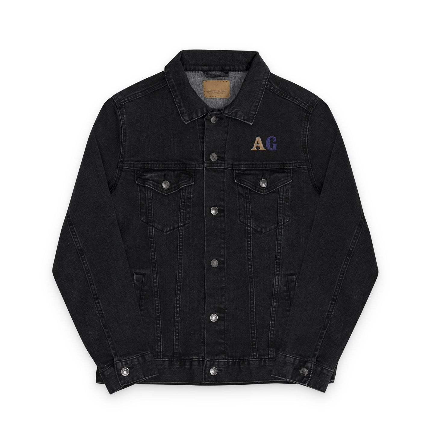 Personalized Unisex Denim Jacket with Custom Embroidery
