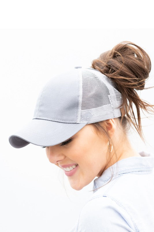 CC Messy Bun Hat Cap