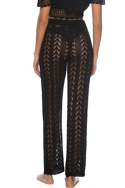 Miss Sparkling Knit Cover Up Swim Pants