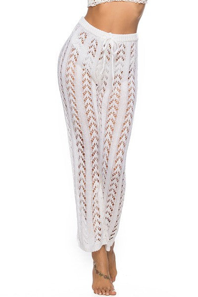 Miss Sparkling Knit Cover Up Swim Pants
