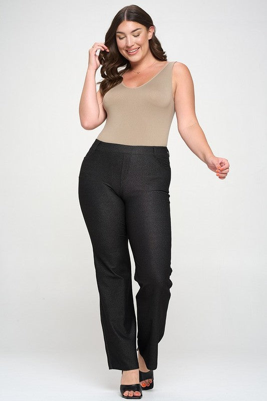 Yelete Reversible V-Neck Basic Tank Top Thong Bodysuit