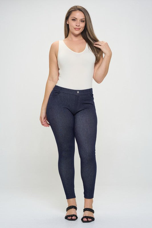 Yelete Reversible V-Neck Basic Tank Top Thong Bodysuit