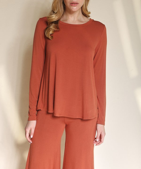 Fabina Bamboo Classic Long Sleeve Top