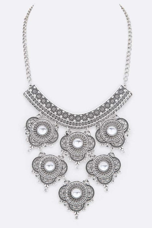 Vintage Statement Bib Necklace