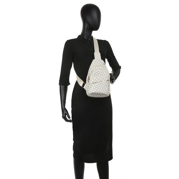 Pattern Sling Backpack
