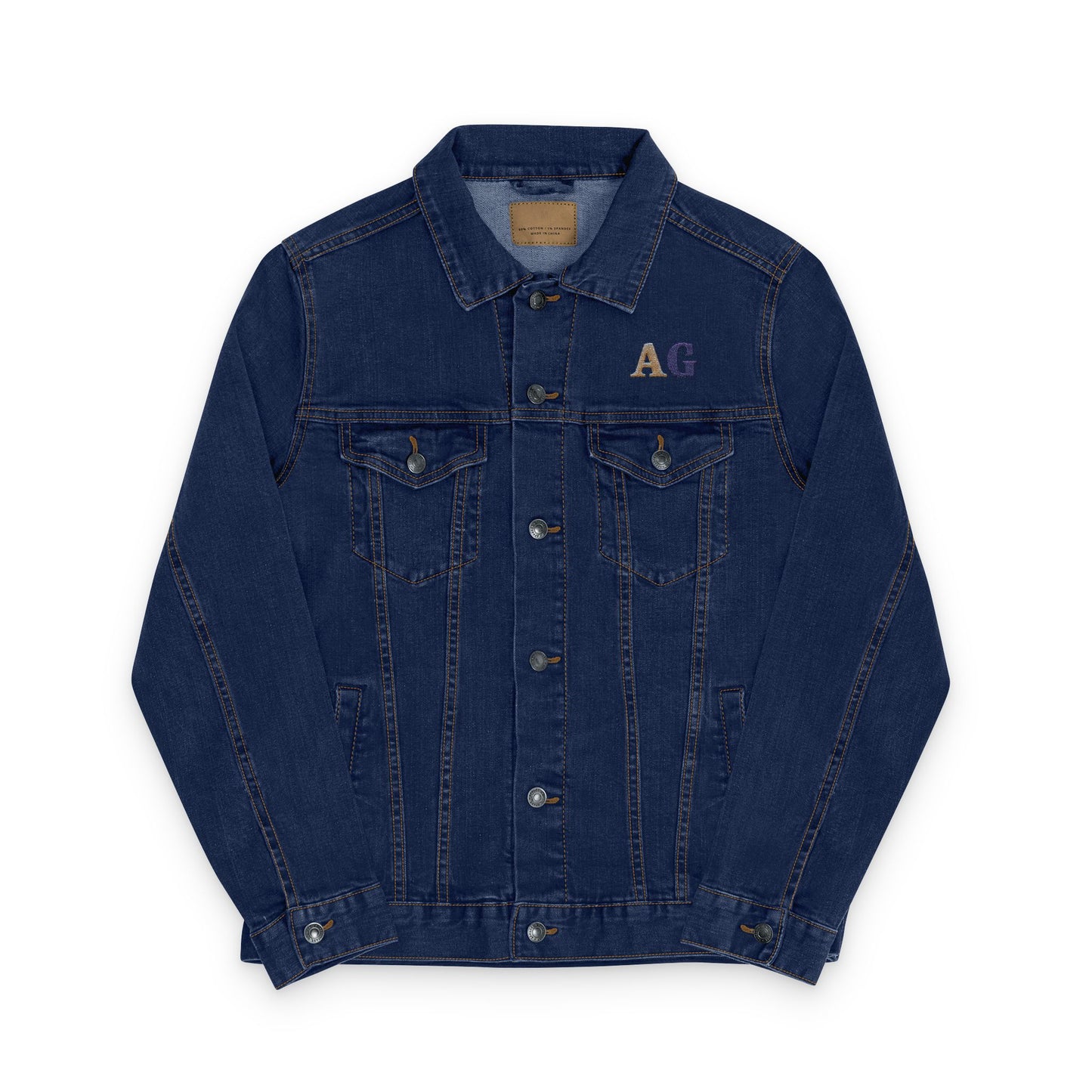 Personalized Unisex Denim Jacket with Custom Embroidery