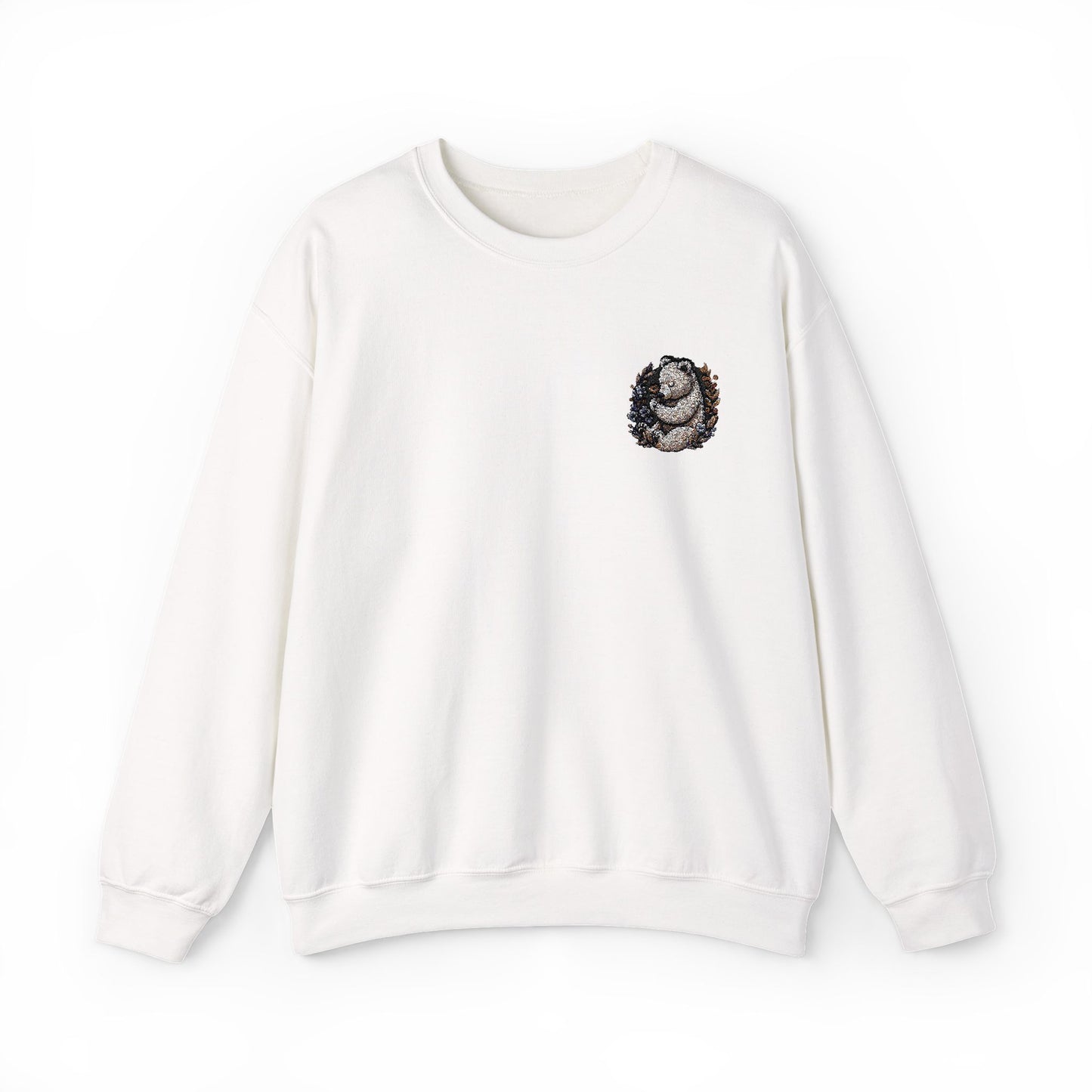Custom Embroidered Sweatshirt Cozy Panda Crewneck Personalized Sweatshirt