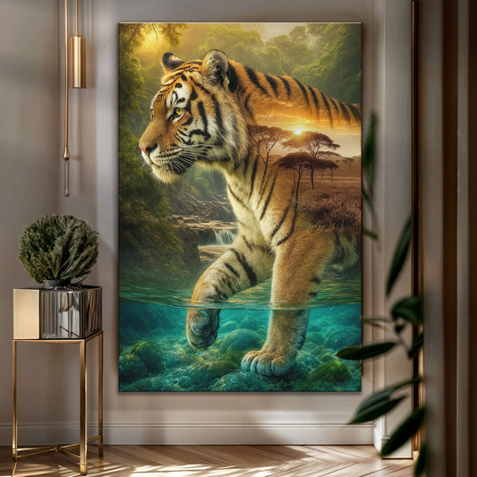 Tiger's Allegory Wall Art