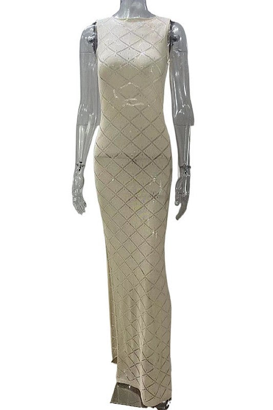 Miss Sparkling Diamond Maxi Cover Up