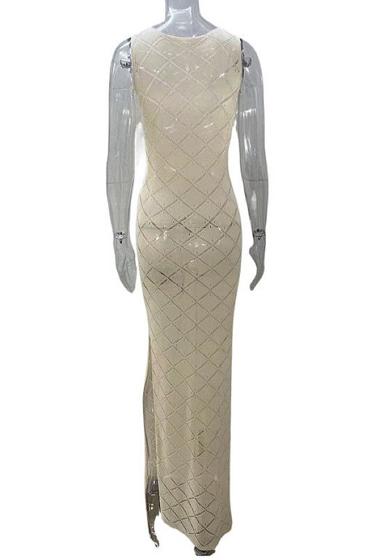 Miss Sparkling Diamond Maxi Cover Up