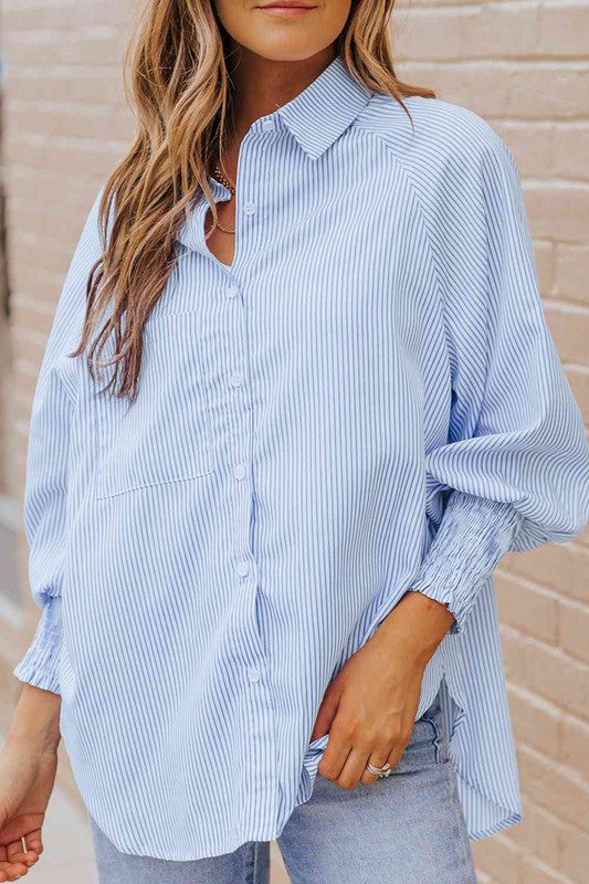 ClaudiaG Apparel Fernanda Lantern Sleeve Shirt