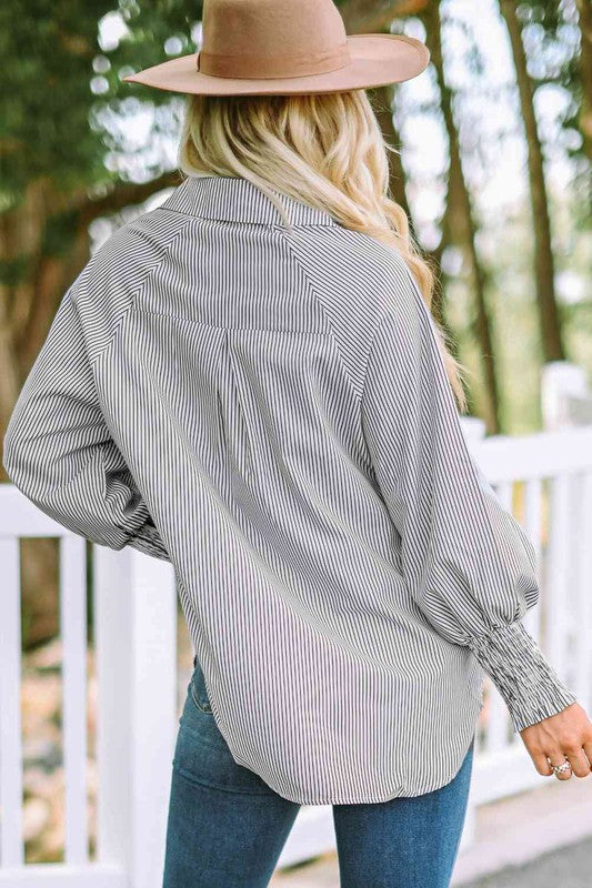 ClaudiaG Apparel Fernanda Lantern Sleeve Shirt