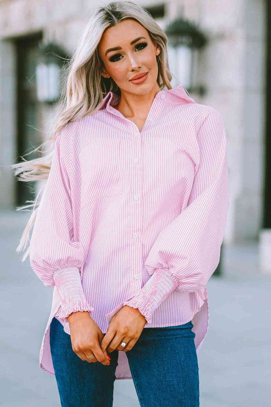 ClaudiaG Apparel Fernanda Lantern Sleeve Shirt