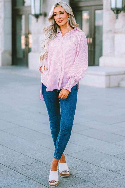 ClaudiaG Apparel Fernanda Lantern Sleeve Shirt