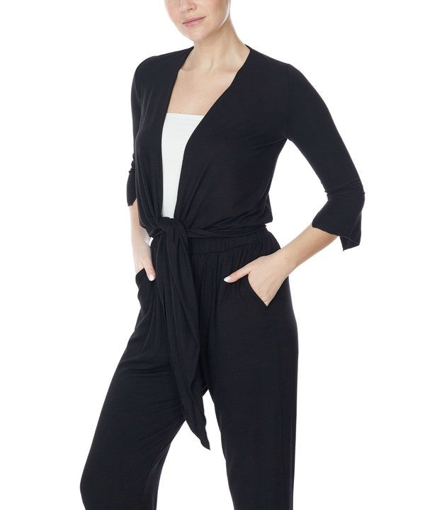 Fabina Bamboo Yoga Shrug Cardigan