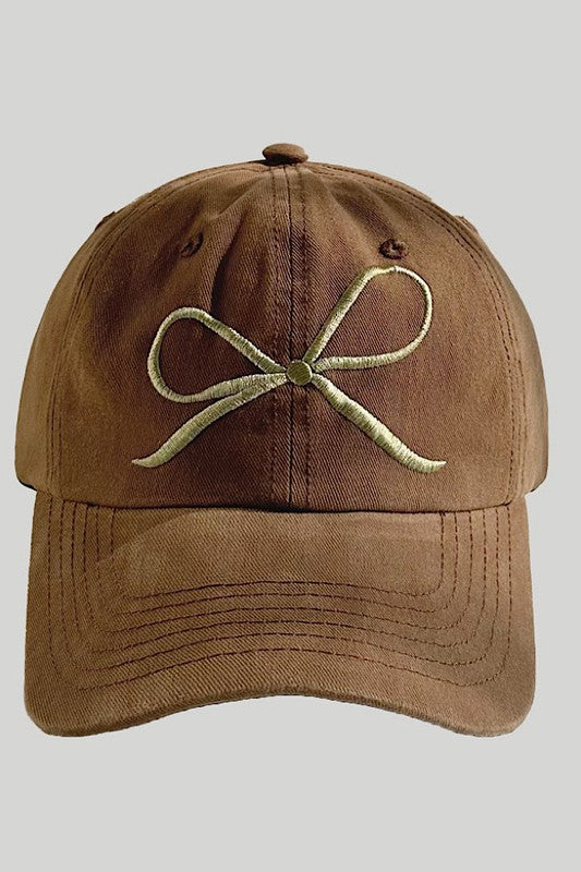 Miss Sparkling Bow Baseball Cap