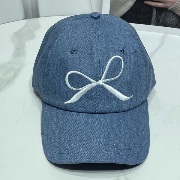 Miss Sparkling Bow Baseball Cap