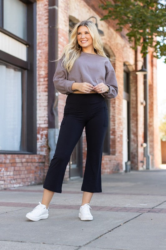 Julia Rose The Delilah - Kick Flare Leggings with Pockets
