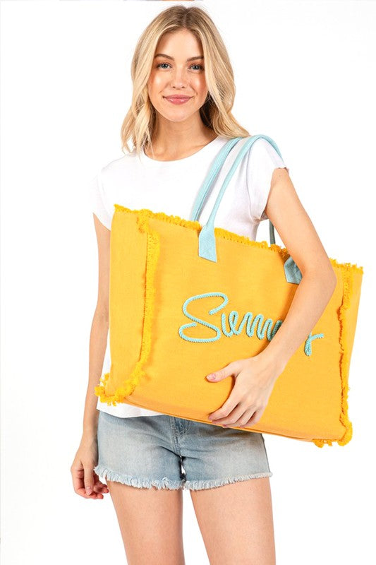 SUMMER Fringe Oversize Fashion Tote
