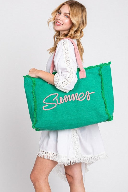 SUMMER Fringe Oversize Fashion Tote