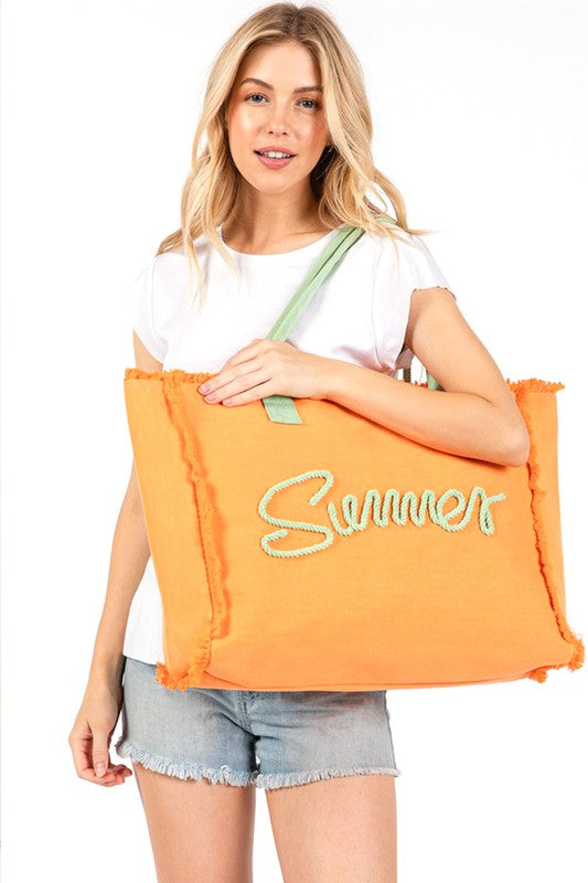 SUMMER Fringe Oversize Fashion Tote