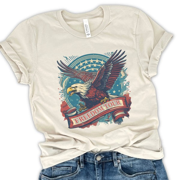 Plus Eagle Freedom Tour Vintage Style t-shirt