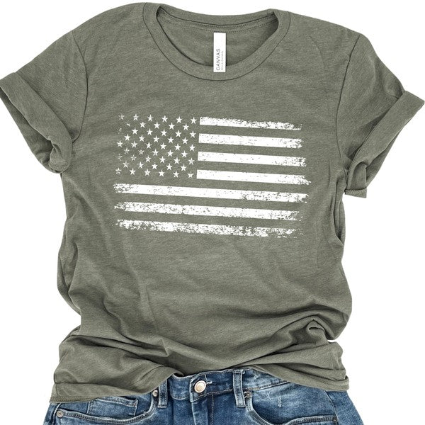 United States of America Flag Distressed t-shirt