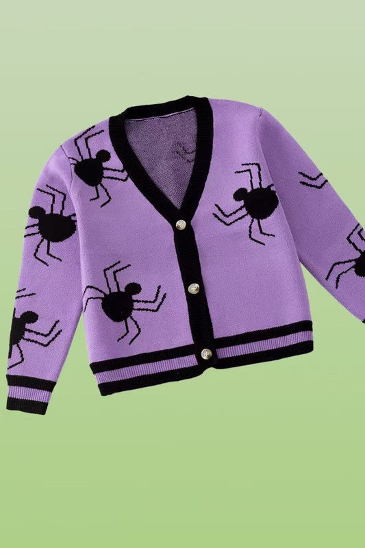 Miss Sparkling | Spider Knit Cardigan