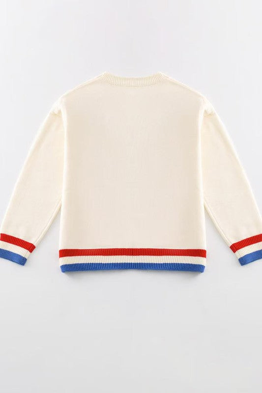 Miss Sparkling | Amour Croissant Sweater