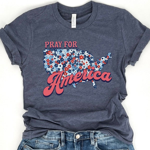 Pray for America Christian T-shirt