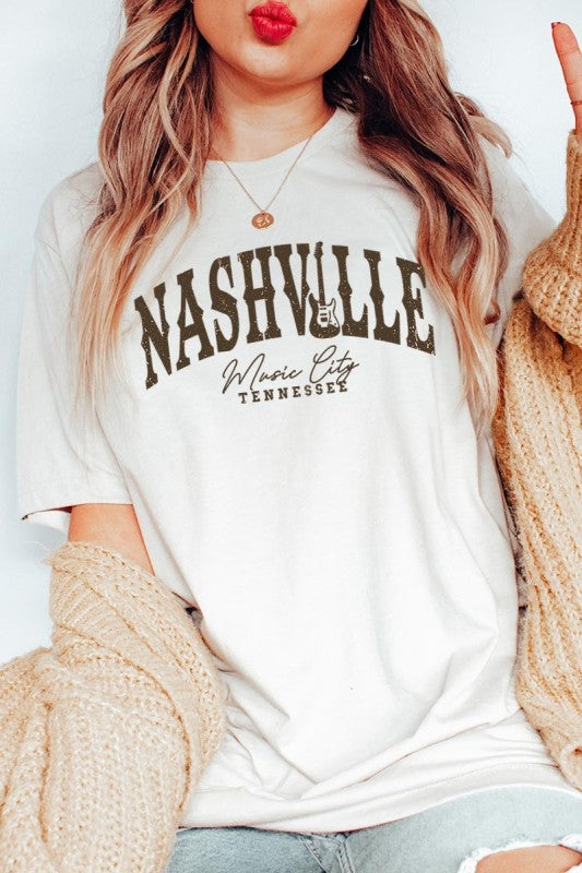Nashville Music City Graphic Tee