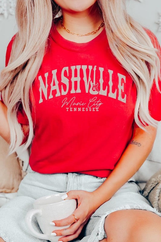 Nashville Music City Graphic Tee