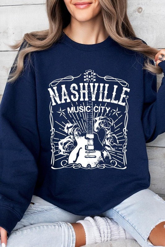 Nashville Music City Graphic Sweatshirt