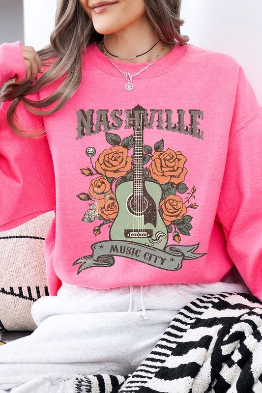 Nashville Music City Graphic Sweatshirt