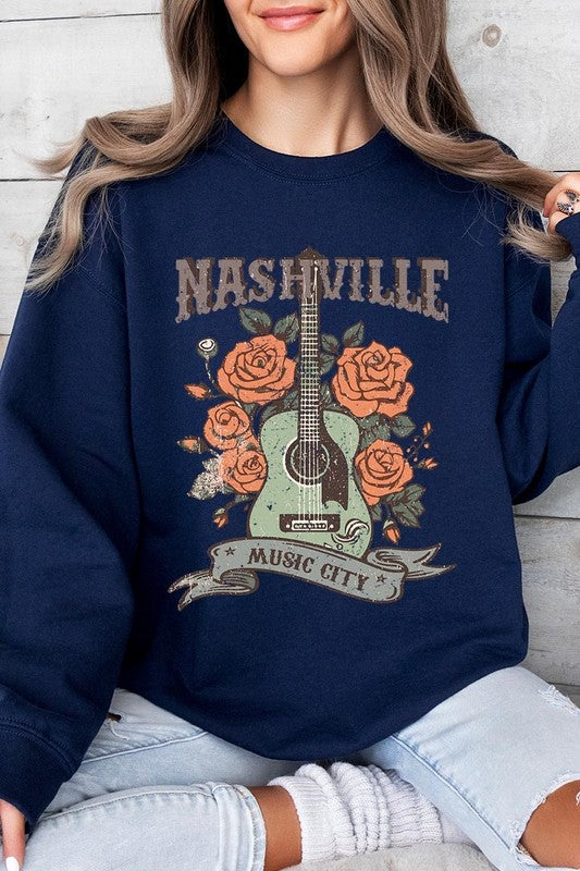 Nashville Music City Graphic Sweatshirt