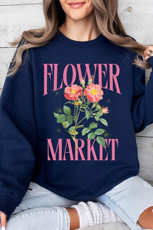 Flower Market Graphic Sweatshirt