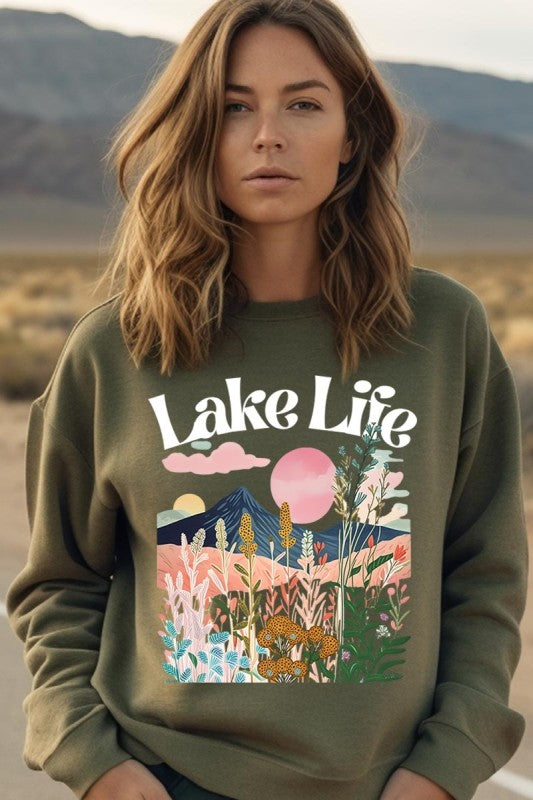 Lake Life Graphic Sweatshirt
