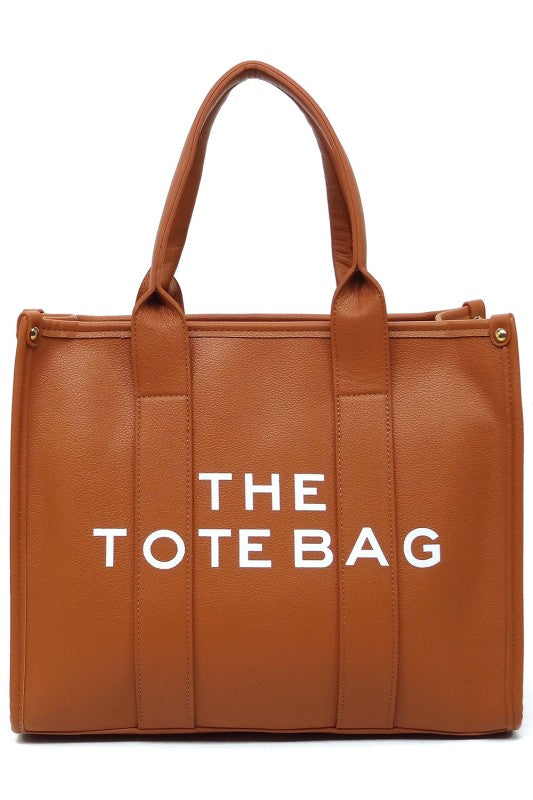THE TOTE BAG Large Tote Satchel