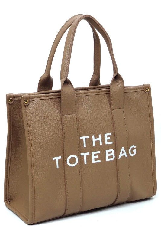 THE TOTE BAG Large Tote Satchel