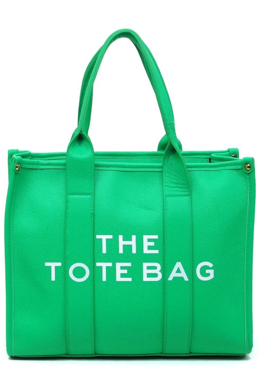 THE TOTE BAG Large Tote Satchel