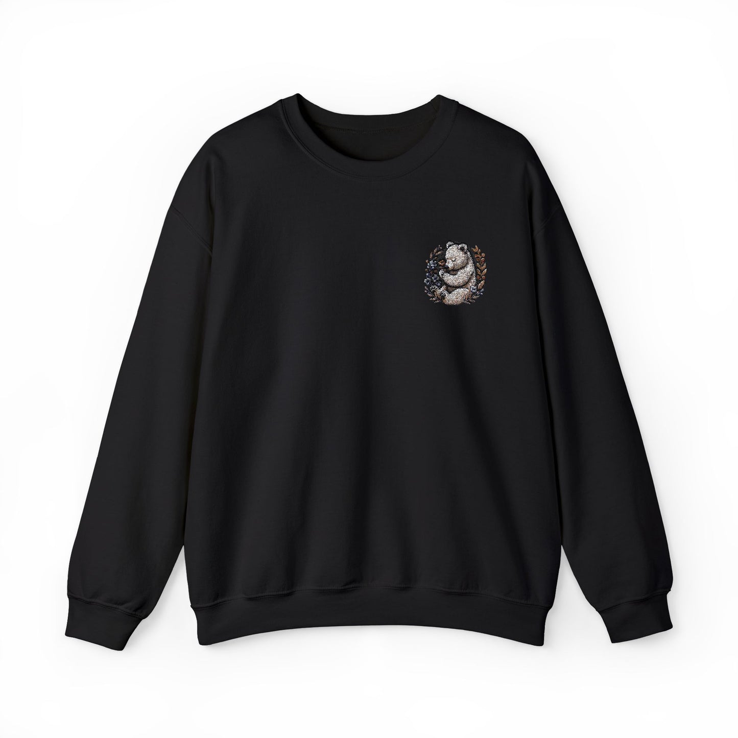 Custom Embroidered Sweatshirt Cozy Panda Crewneck Personalized Sweatshirt