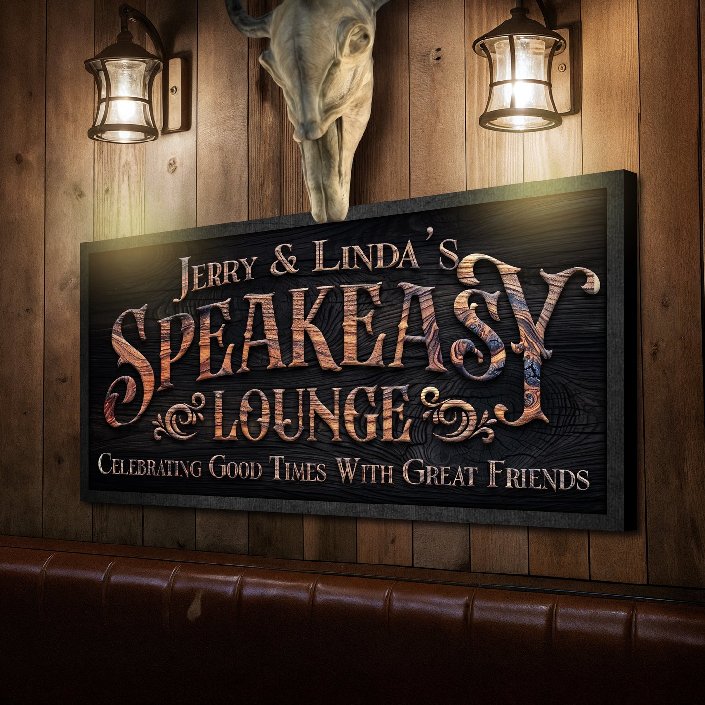 Speakeasy Lounge Wall Sign