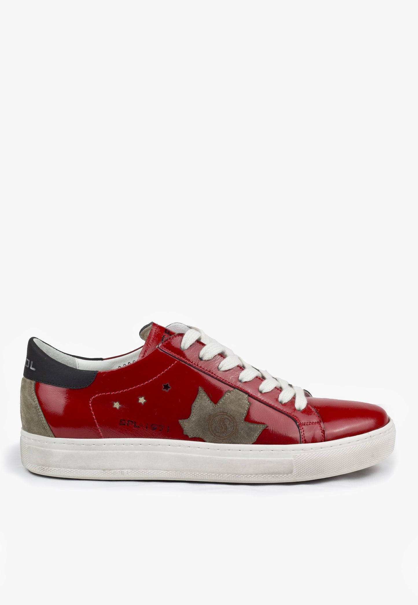 Men's Sepol Distreesed Sneaker Red