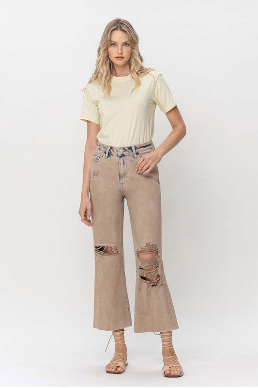 VERVET by Flying Monkey 90s Vintage Crop Flare