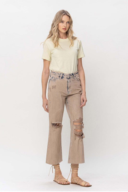 VERVET by Flying Monkey 90s Vintage Crop Flare