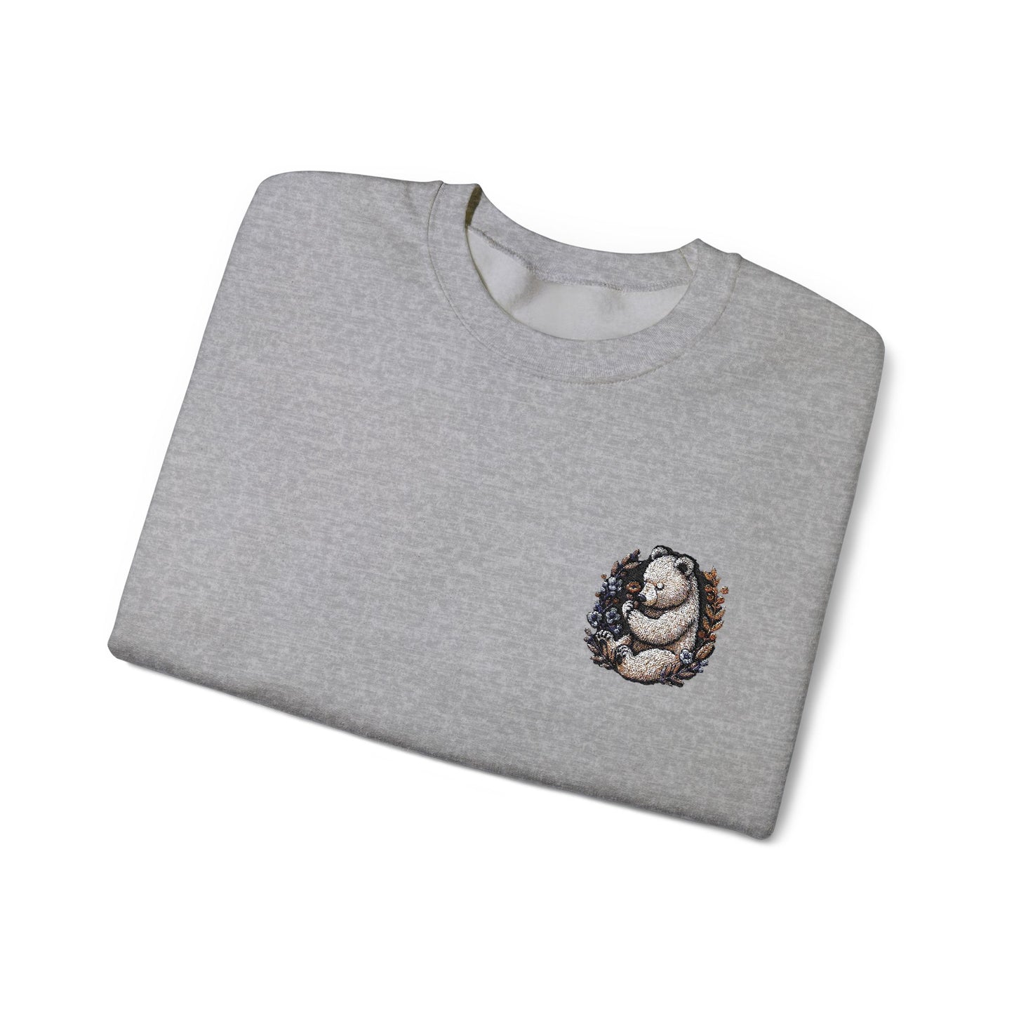 Custom Embroidered Sweatshirt Cozy Panda Crewneck Personalized Sweatshirt