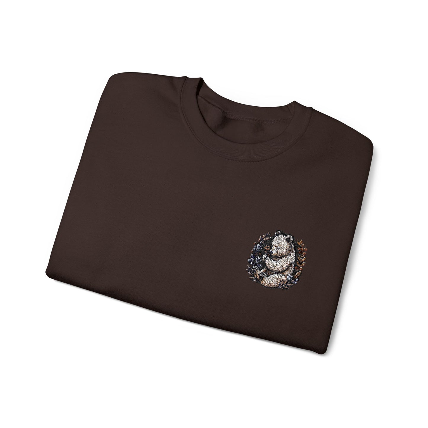 Custom Embroidered Sweatshirt Cozy Panda Crewneck Personalized Sweatshirt